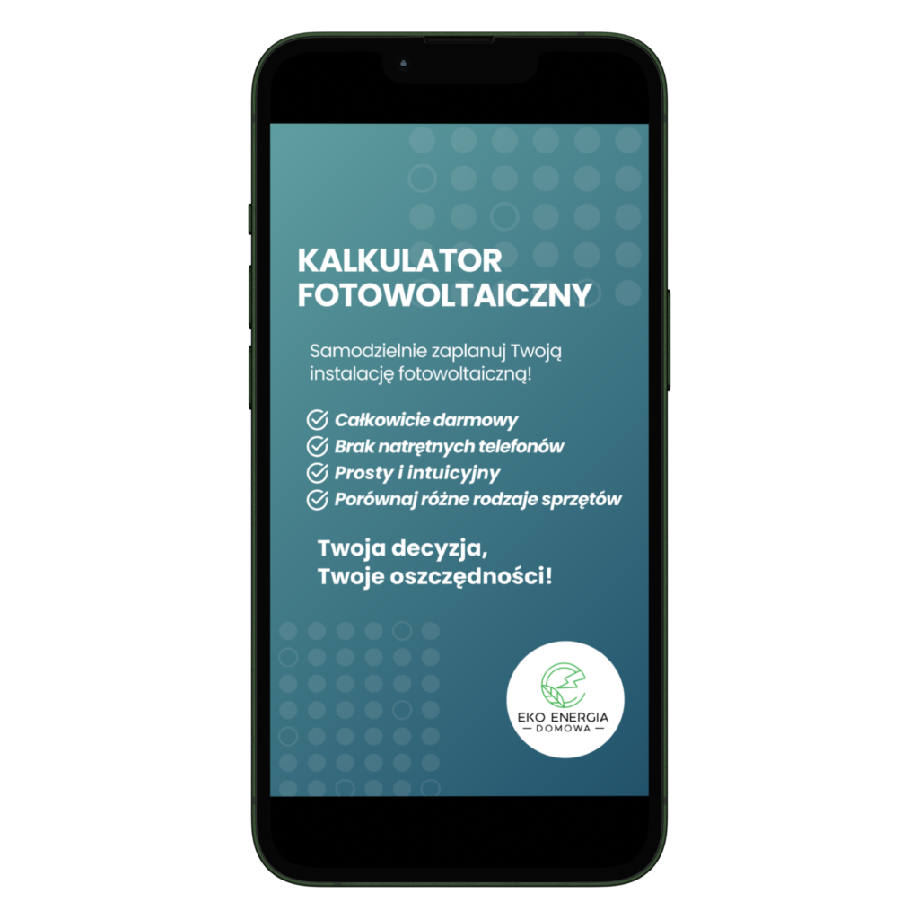 Kalkulator fotowoltaiczny na ekranie telefonu - łatwe planowanie instalacji PV